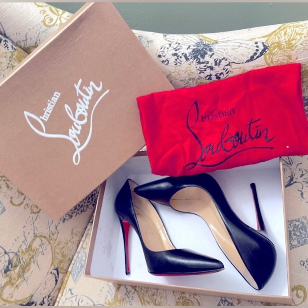 Christian Louboutin So Kate 120 Kid Leather Black